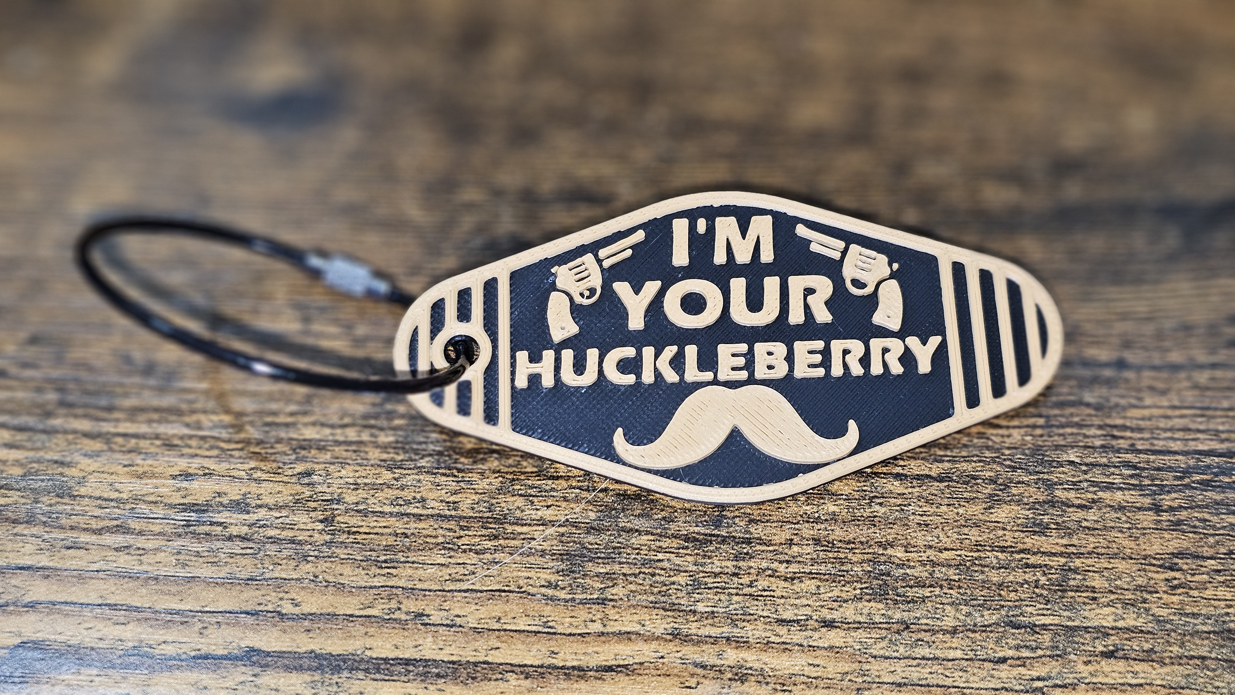 Custom Keychain - Personalized 3D printed keychain